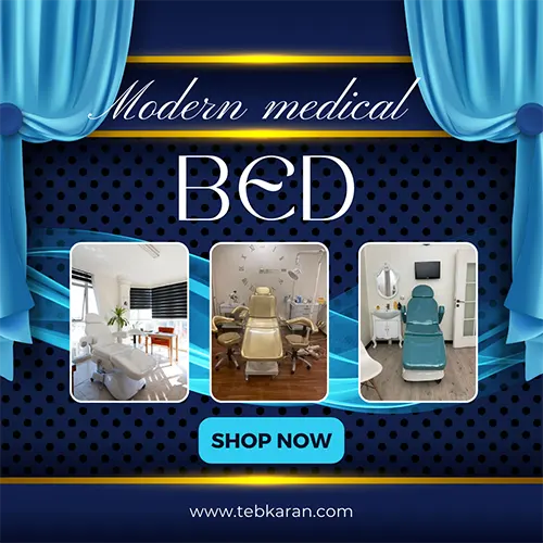 blue modern bed furniture instagram post