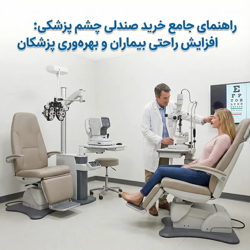 راهنمای جامع خرید صندلی چشم پزشکی افزایش راحتی بیماران و بهره‌وری پزشکان